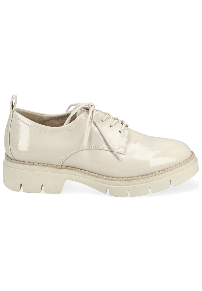 Tamaris Halbschuhe Lederimitat Beige Lack