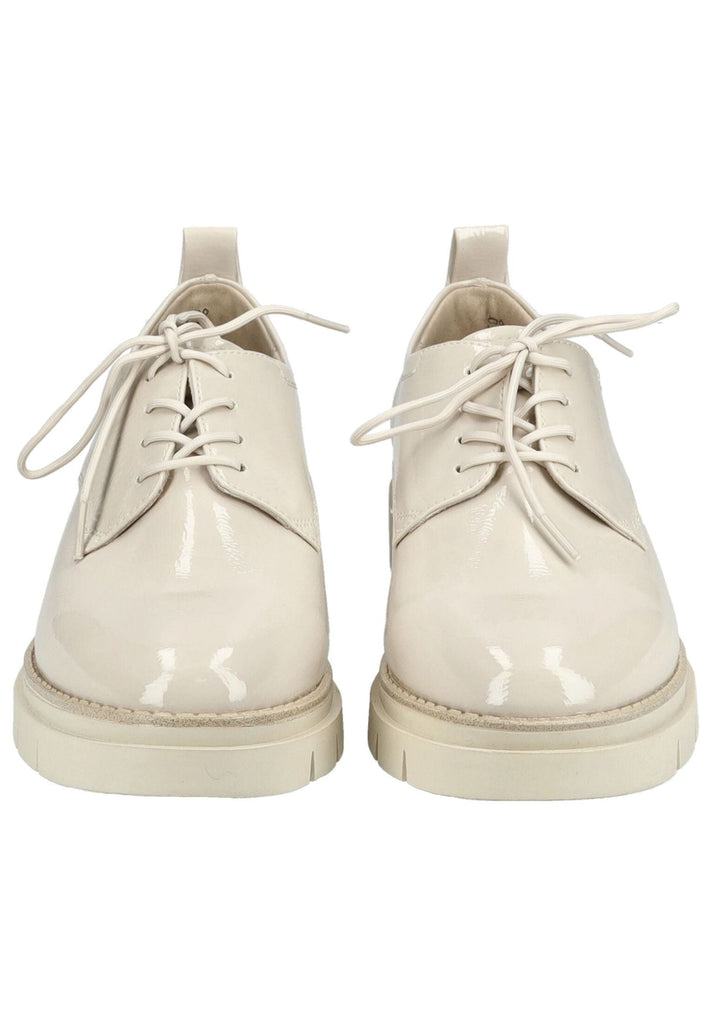 Tamaris Halbschuhe Lederimitat Beige Lack