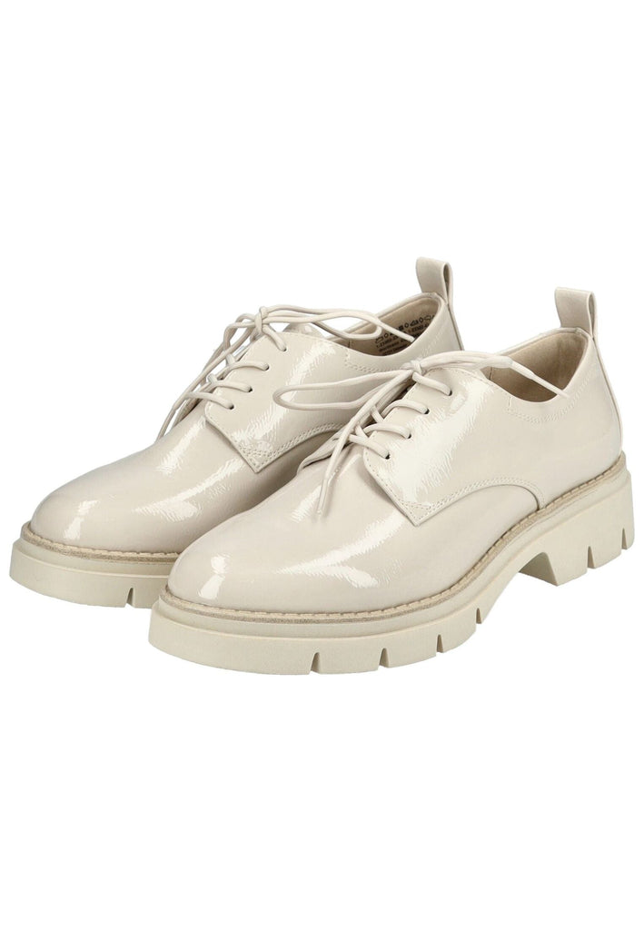 Tamaris Halbschuhe Lederimitat Beige Lack
