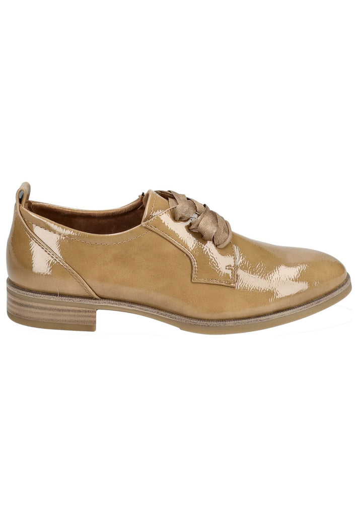 Tamaris Halbschuhe Lederimitat Camel