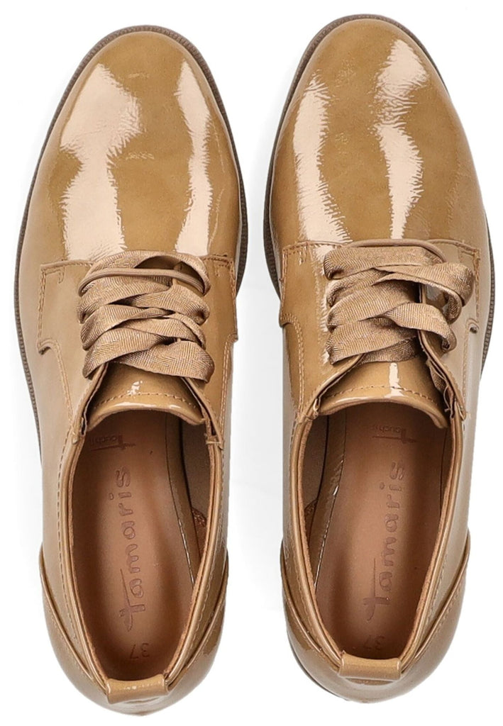 Tamaris Halbschuhe Lederimitat Camel