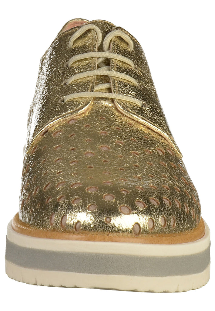 Tamaris Halbschuhe Lederimitat Gold