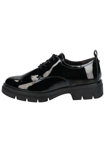 Halbschuhe Tamaris Halbschuhe Lederimitat Schwarz Lack