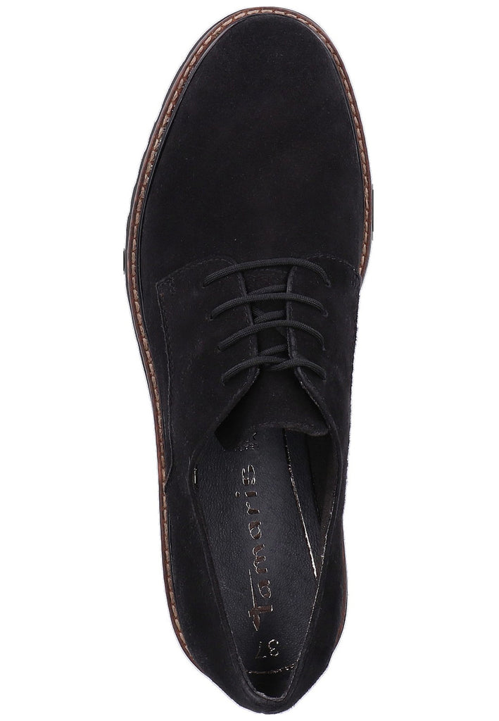 Tamaris Halbschuhe Veloursleder Schwarz