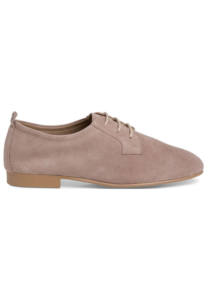 Tamaris Halbschuhe Veloursleder Taupe