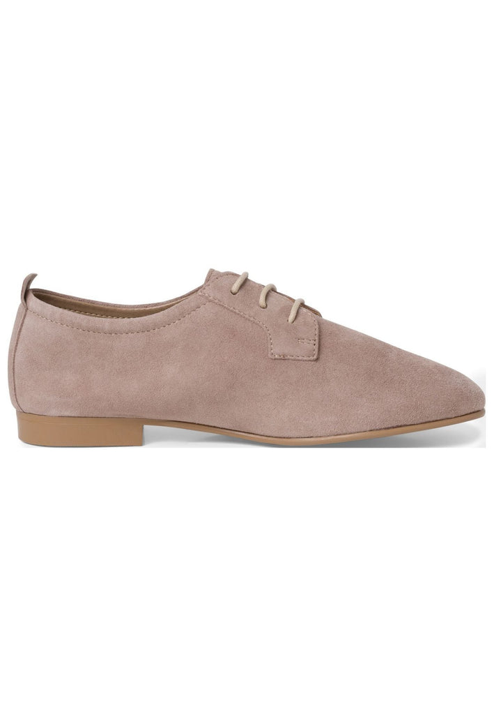 Tamaris Halbschuhe Veloursleder Taupe