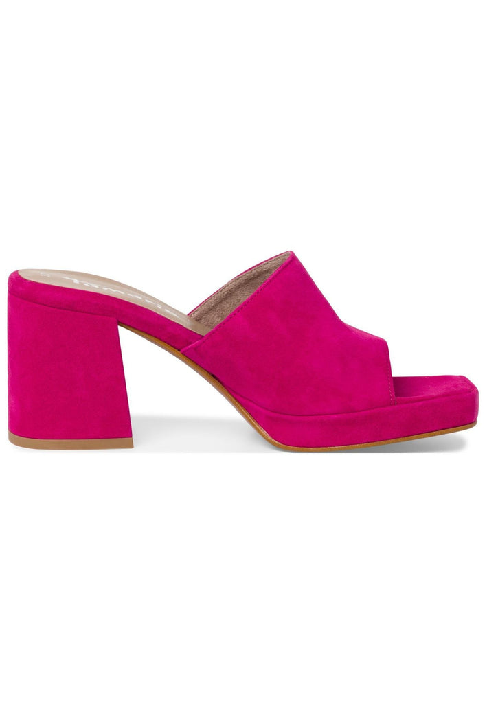 Tamaris Pantoletten Leder Fuchsia