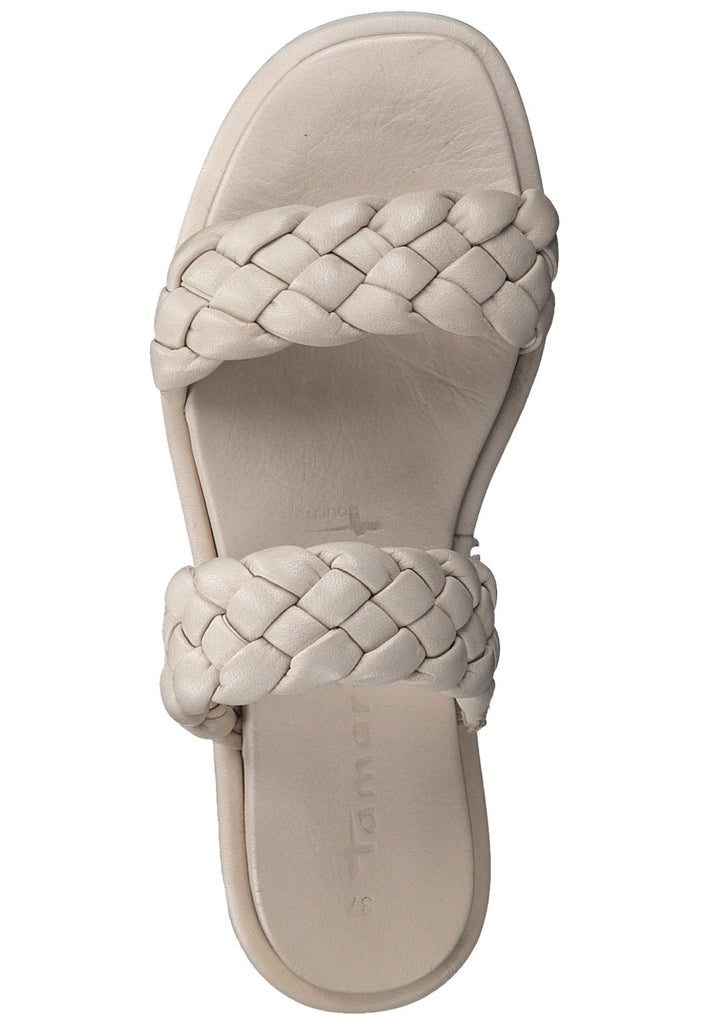 Tamaris Pantoletten Leder Ivory