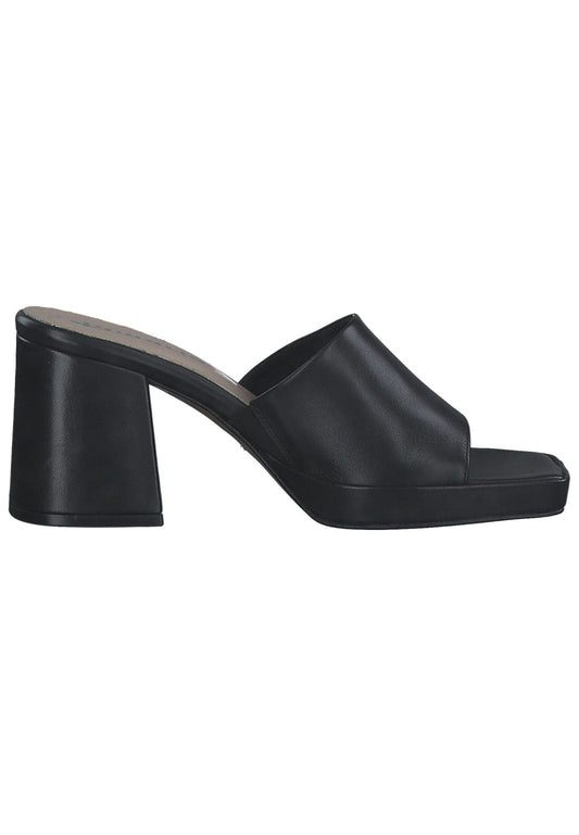 Tamaris Pantoletten Leder Schwarz