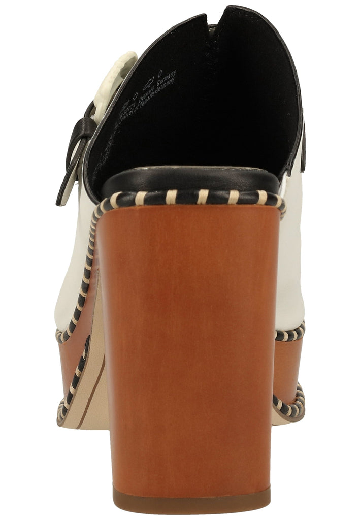 Tamaris Pantoletten Lederimitat Weiß