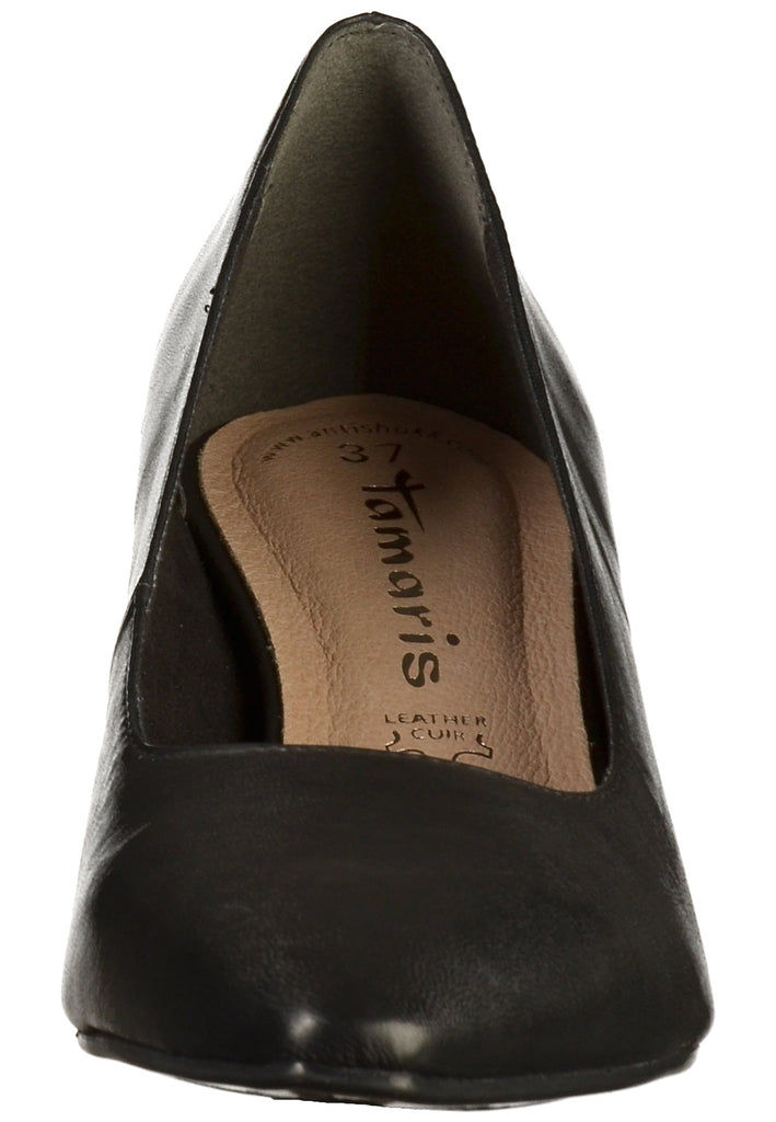 Tamaris Pumps Glattleder Schwarz