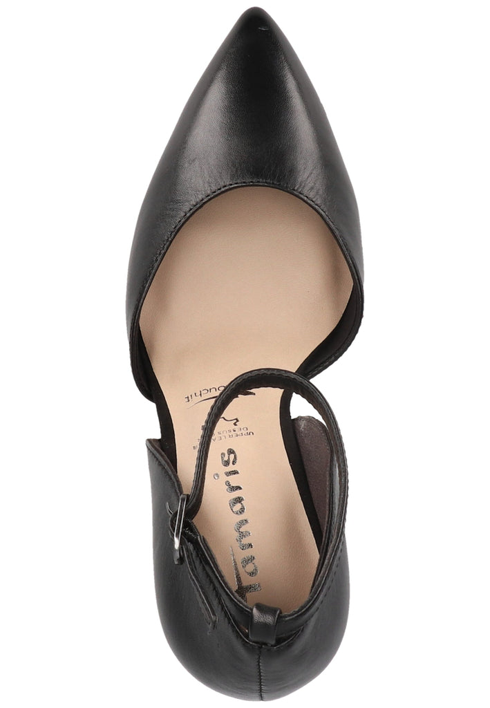 Tamaris Pumps Glattleder Schwarz