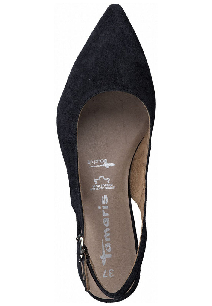 Tamaris Pumps Leder Blau