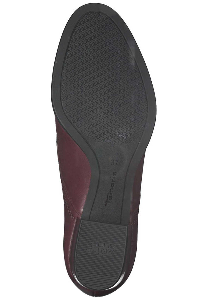 Tamaris Pumps Leder Bordeaux