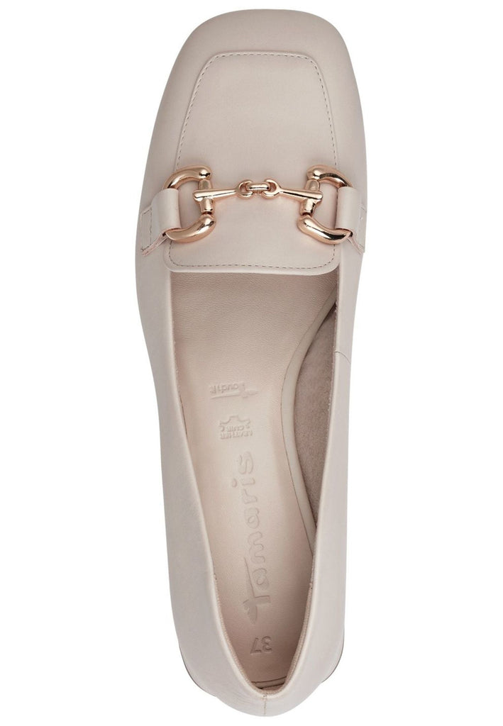 Tamaris Pumps Leder Ivory