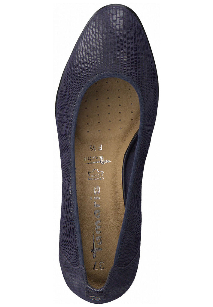 Tamaris Pumps Leder Navy