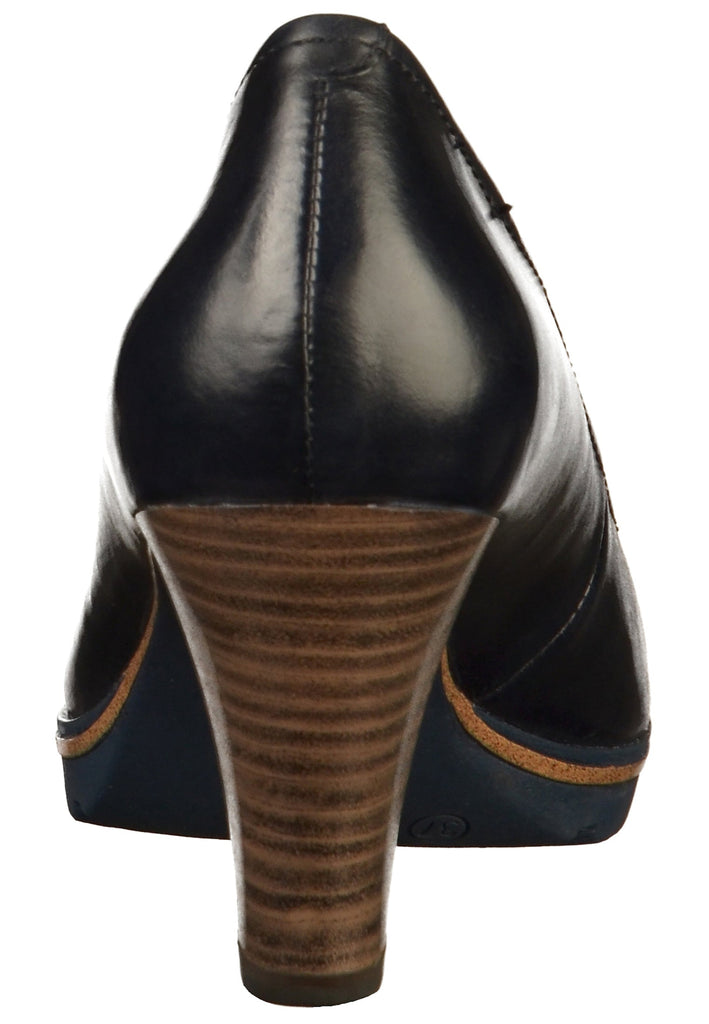 Tamaris Pumps Leder Navy