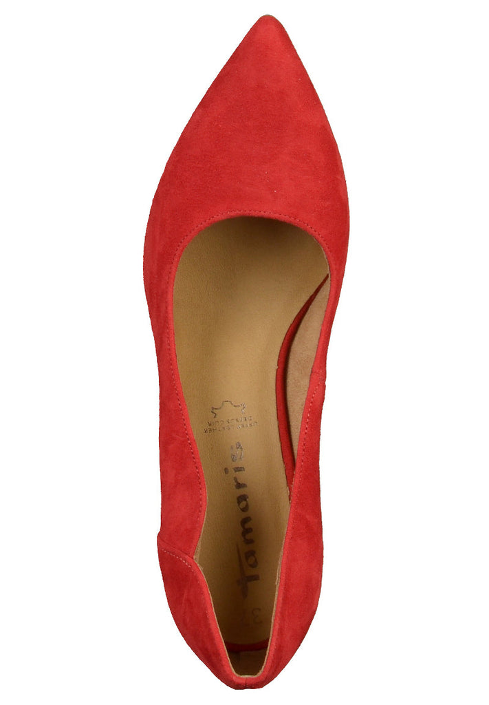 Tamaris Pumps Leder Rot