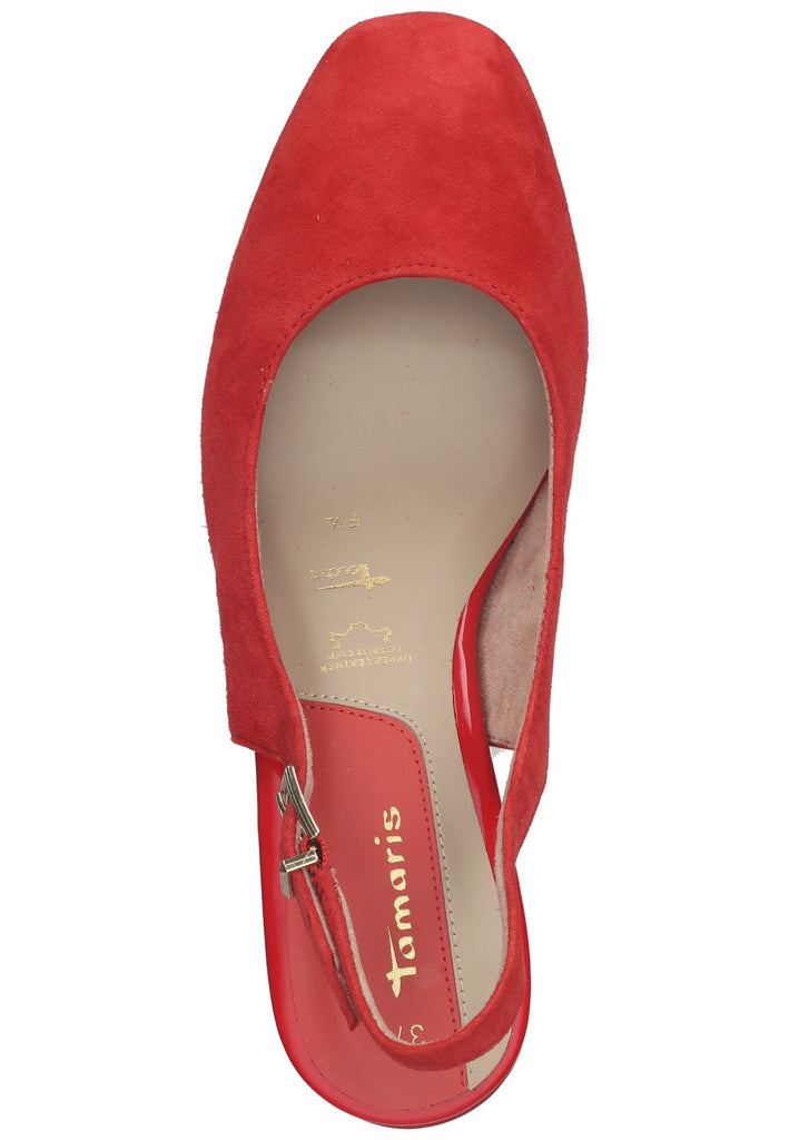 Tamaris Pumps Leder Rot