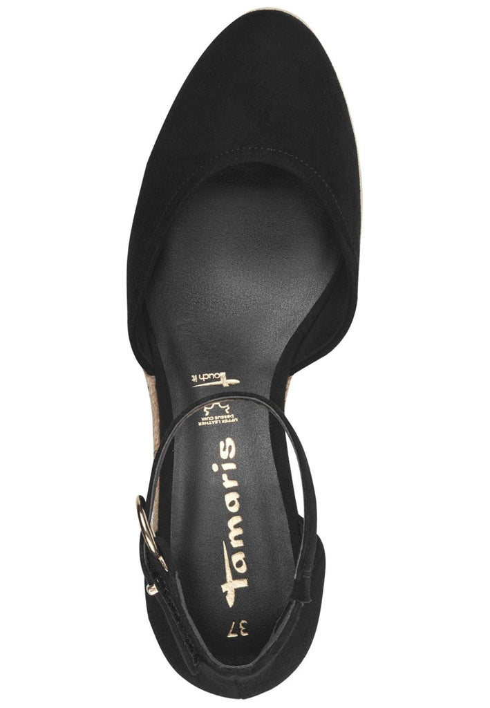 Tamaris Pumps Leder Schwarz