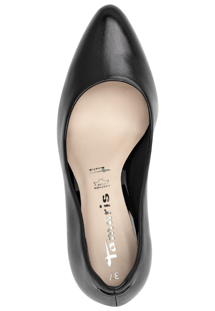 Tamaris Pumps Leder Schwarz