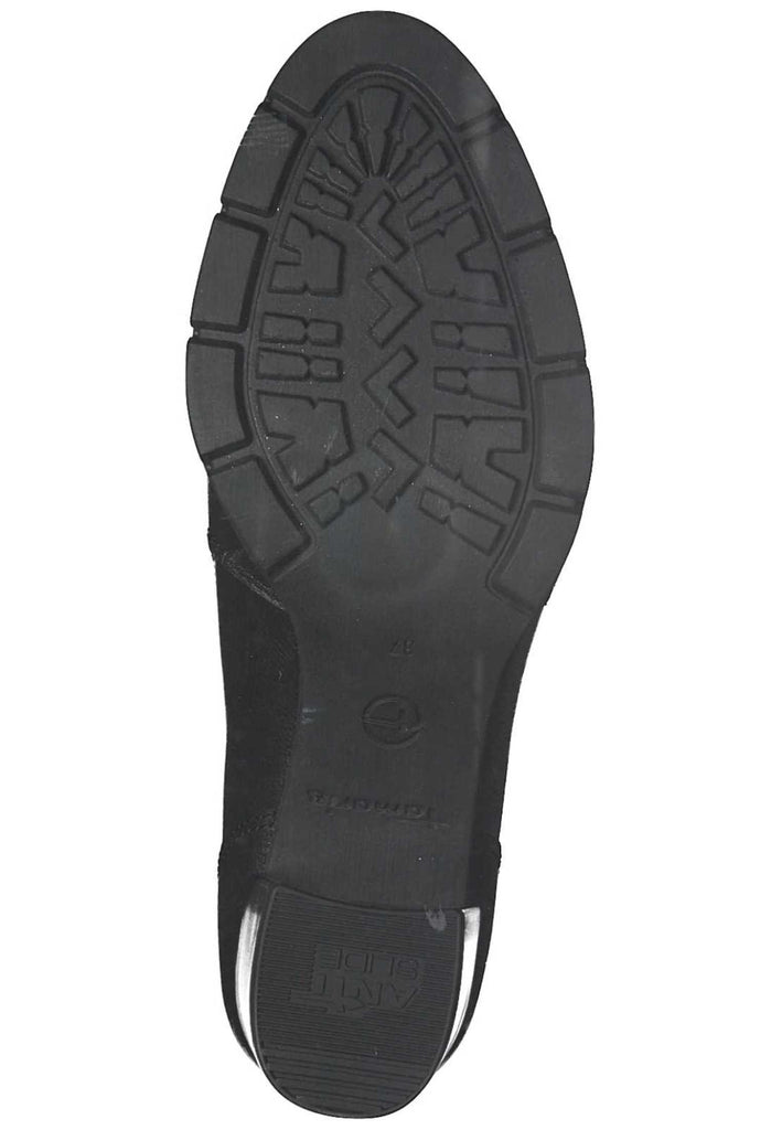 Tamaris Pumps Leder Schwarz