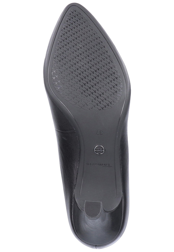 Tamaris Pumps Leder Schwarz