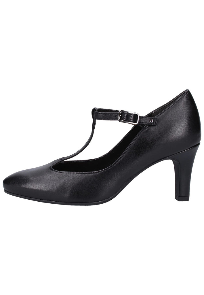 Tamaris Pumps Leder Schwarz
