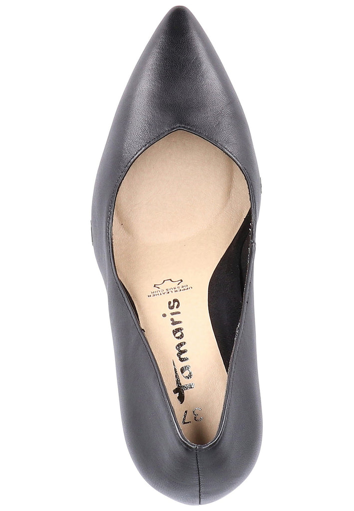 Tamaris Pumps Leder Schwarz