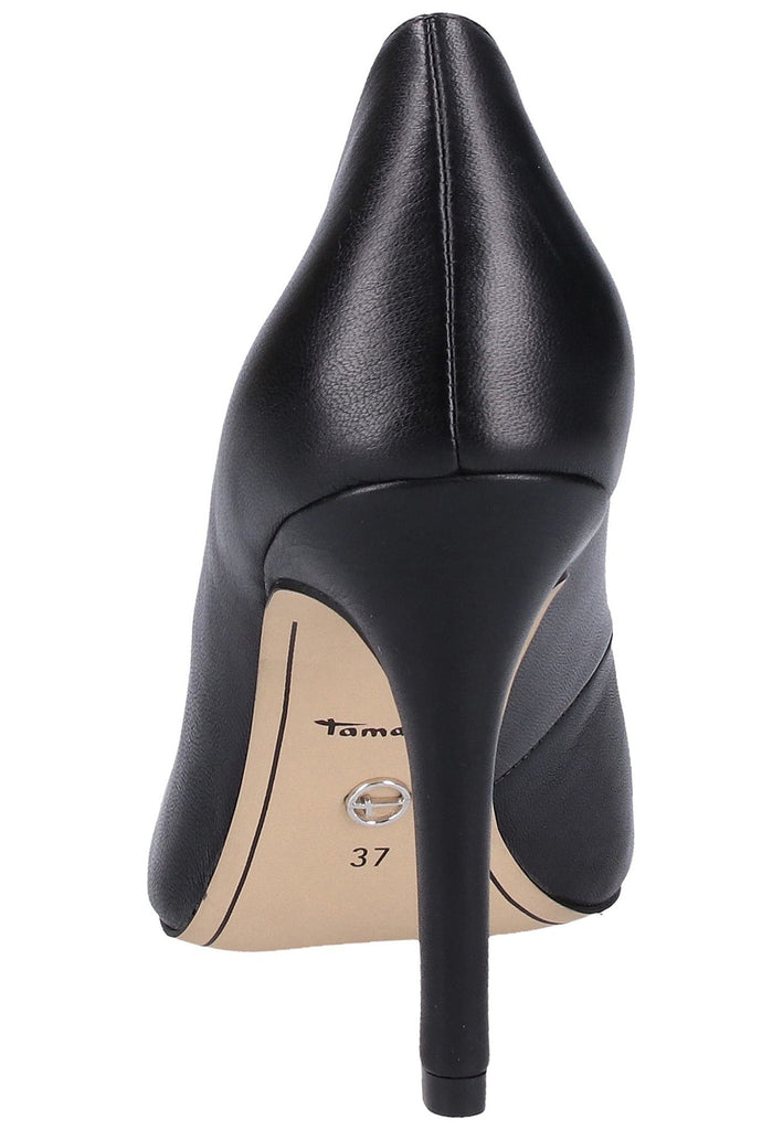 Tamaris Pumps Leder Schwarz