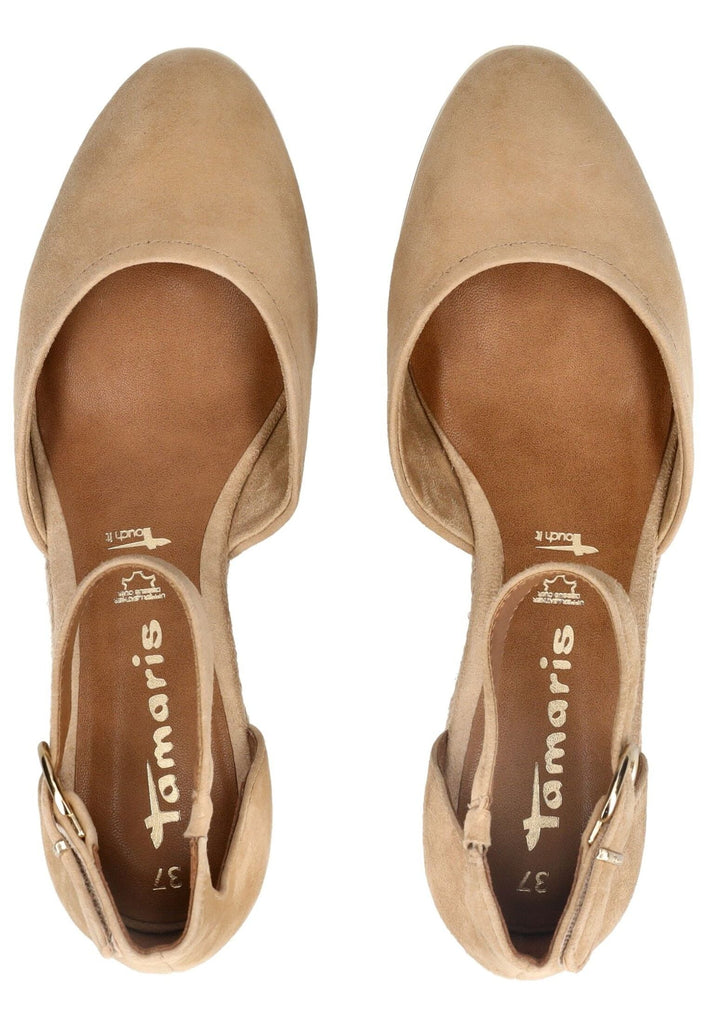 Tamaris Pumps Leder Tan