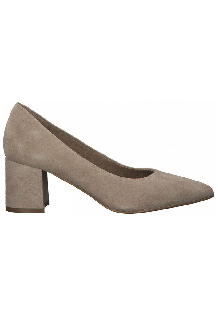 Tamaris Pumps Leder Taupe