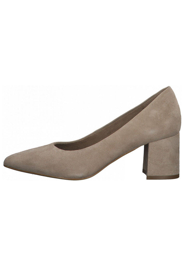 Tamaris Pumps Leder Taupe