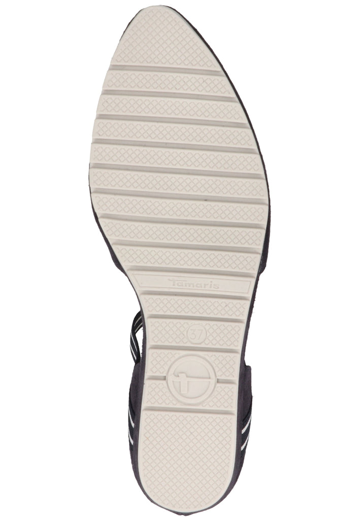 Tamaris Pumps Leder/Textil Navy