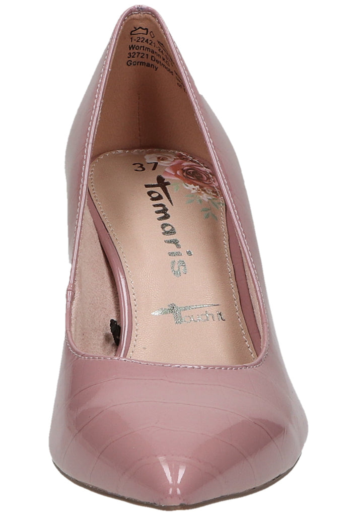 Tamaris Pumps Lederimitat Mauve