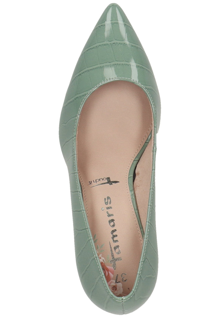 Tamaris Pumps Lederimitat Sage