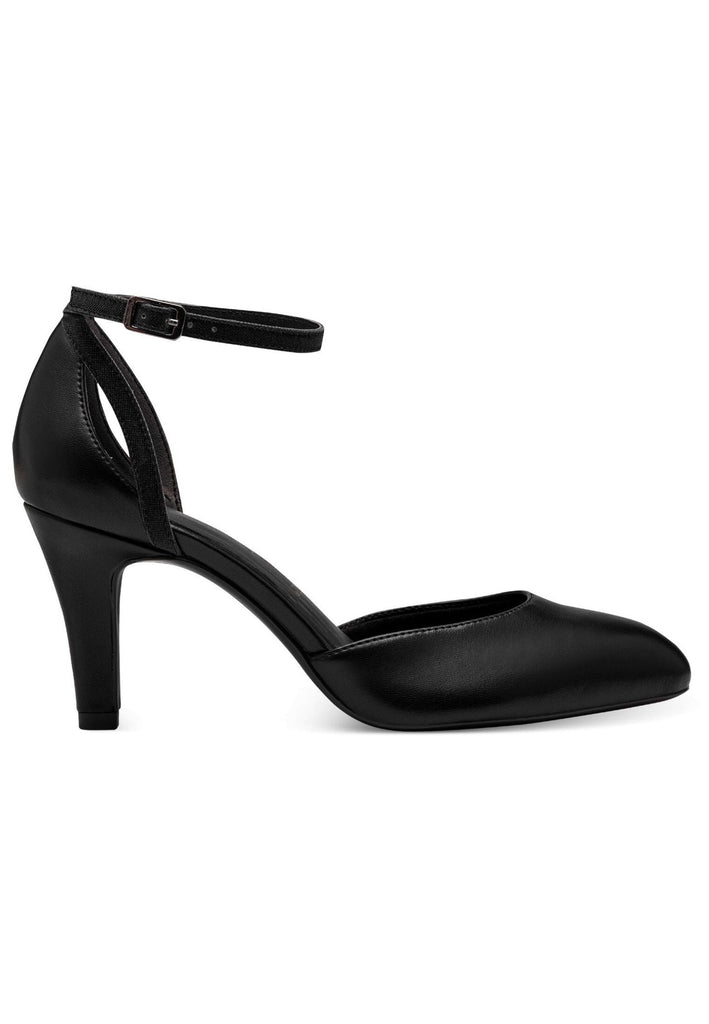Tamaris Pumps Lederimitat Schwarz