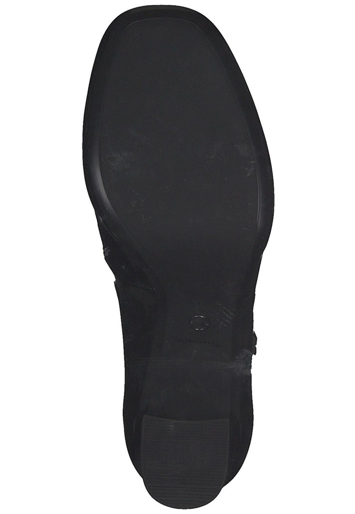 Tamaris Pumps Lederimitat Schwarz Lack