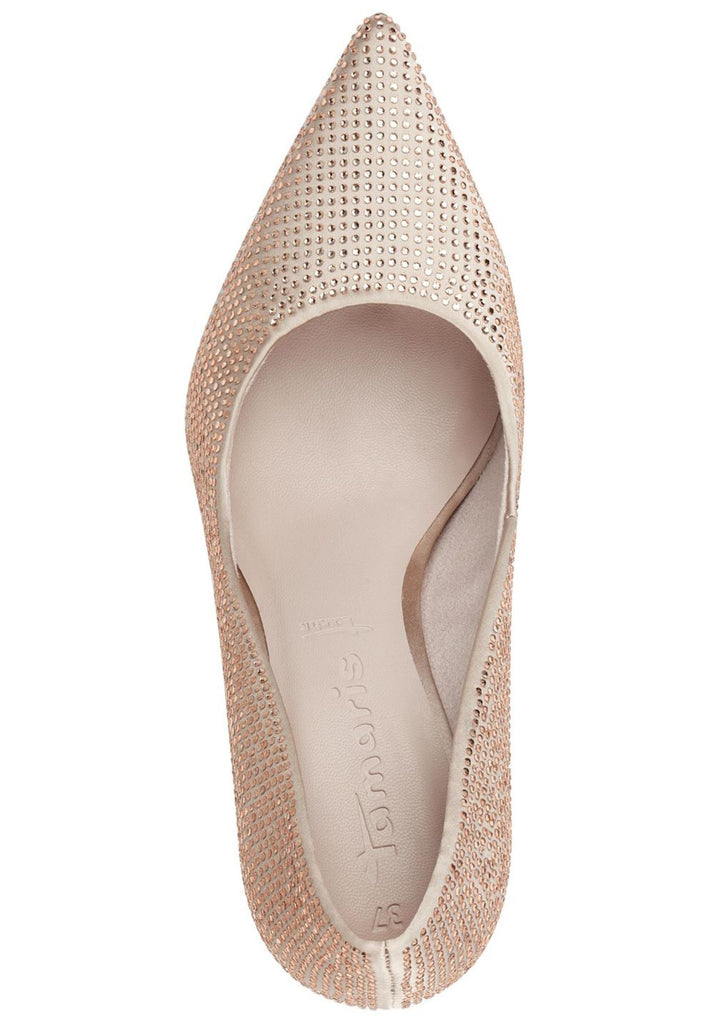 Tamaris Pumps Textil Powder
