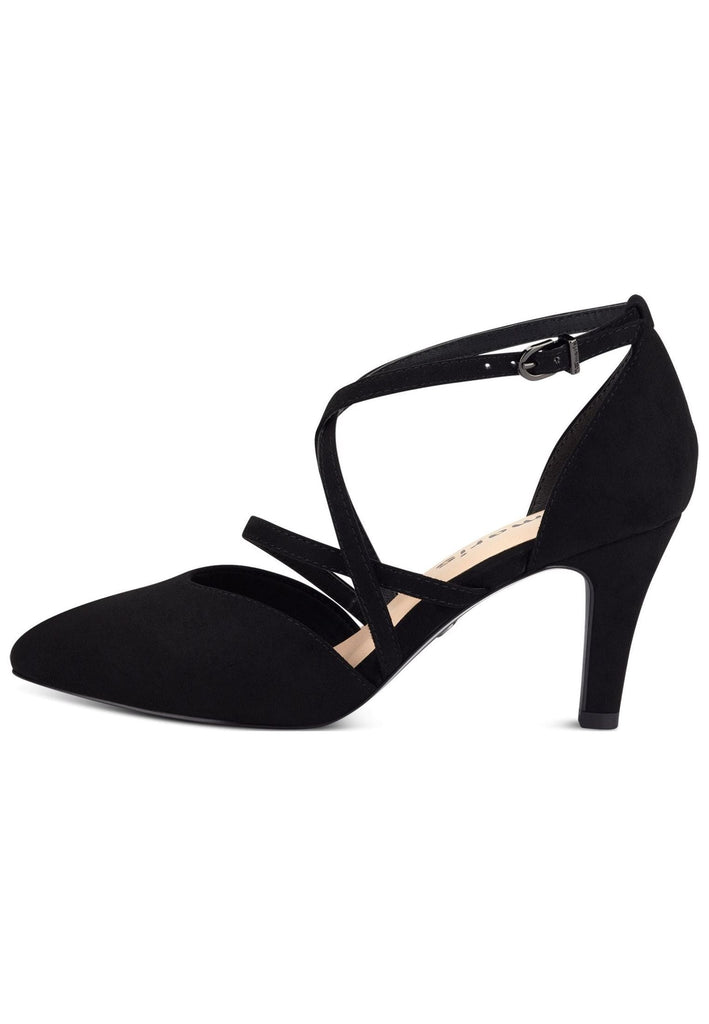 Tamaris Pumps Textil Schwarz