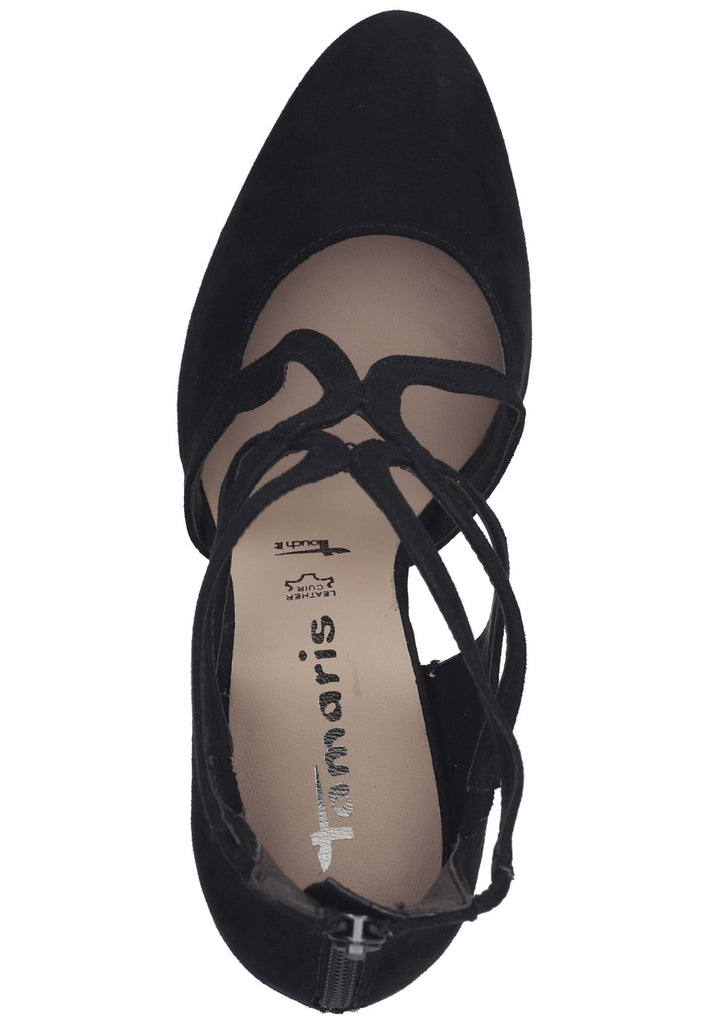 Tamaris Pumps Textil Schwarz