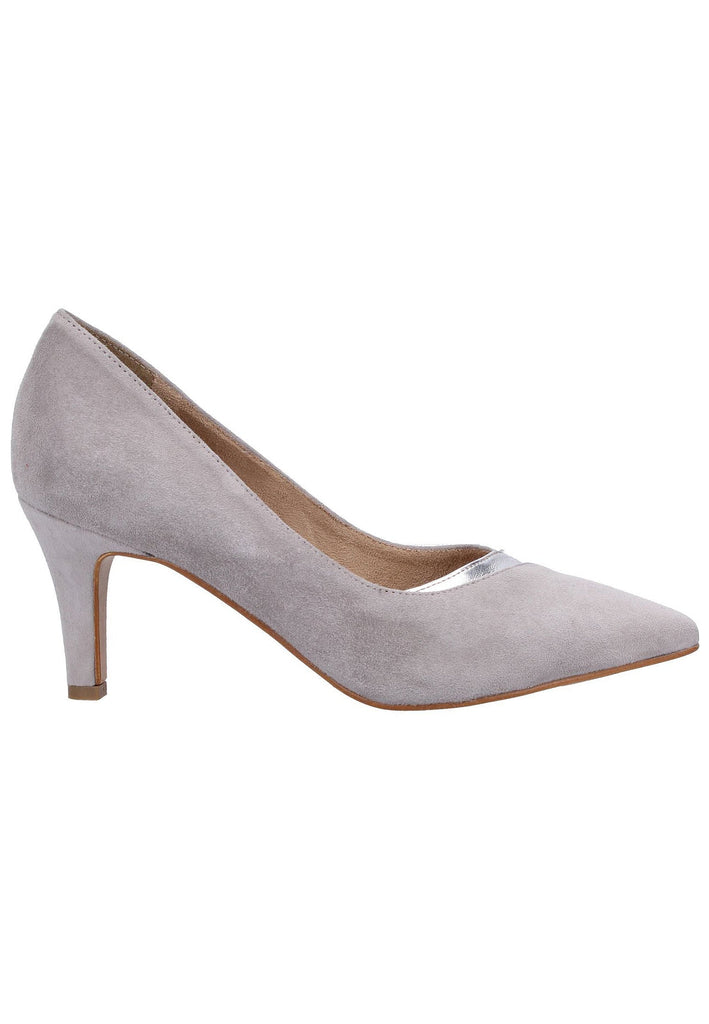 Tamaris Pumps Veloursleder Grau