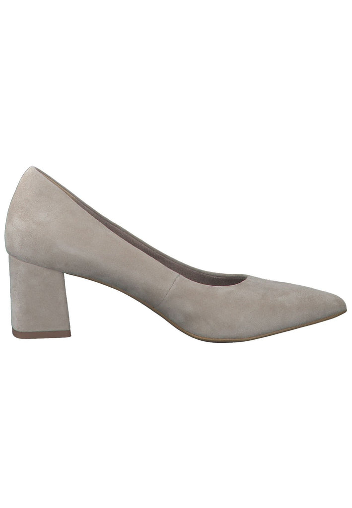 Tamaris Pumps Veloursleder Ivory