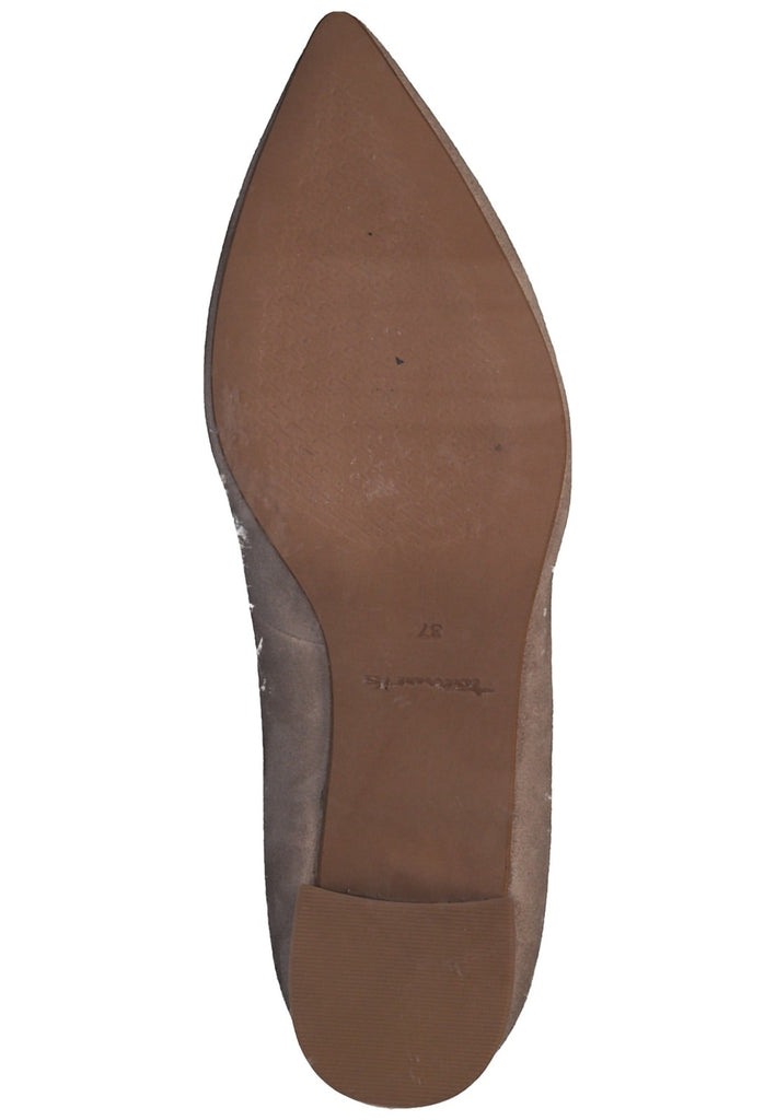 Tamaris Pumps Veloursleder Ivory