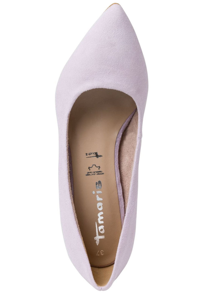 Tamaris Pumps Veloursleder Lavender
