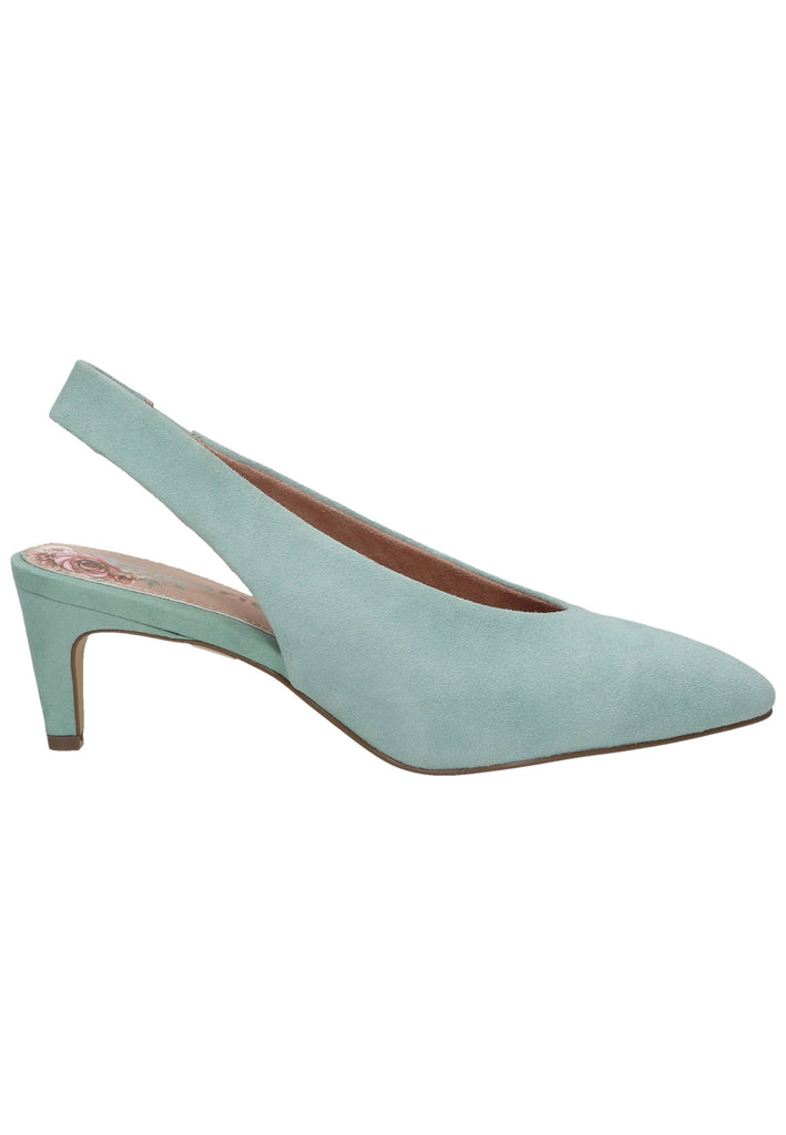 Tamaris Pumps Veloursleder Mint