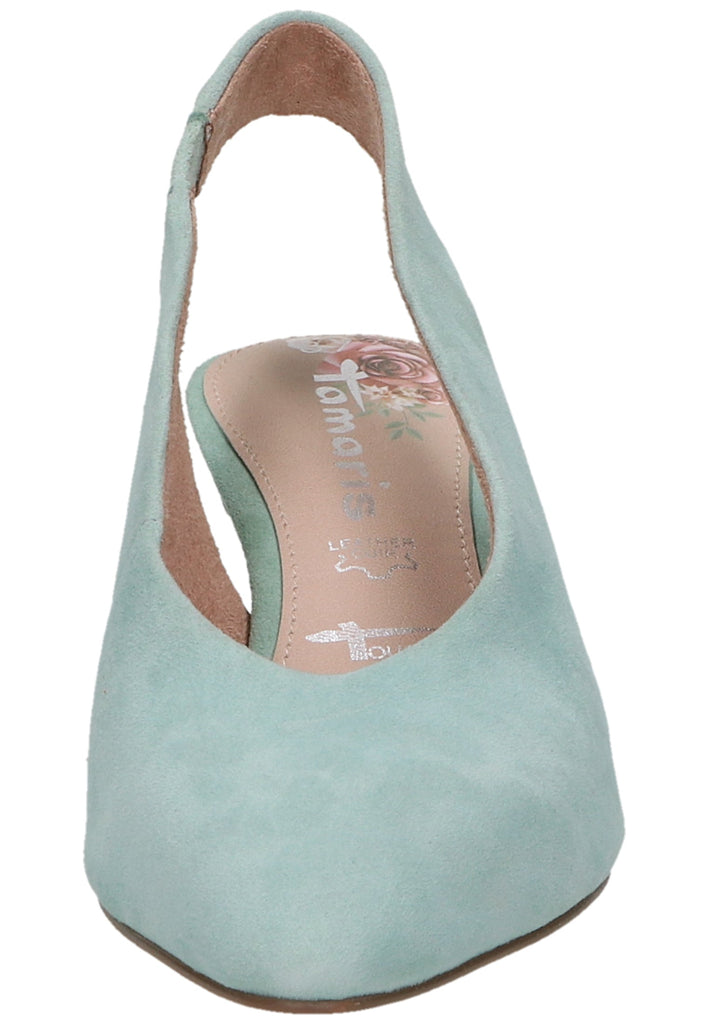 Tamaris Pumps Veloursleder Mint