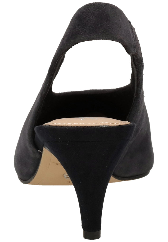 Tamaris Pumps Veloursleder Navy