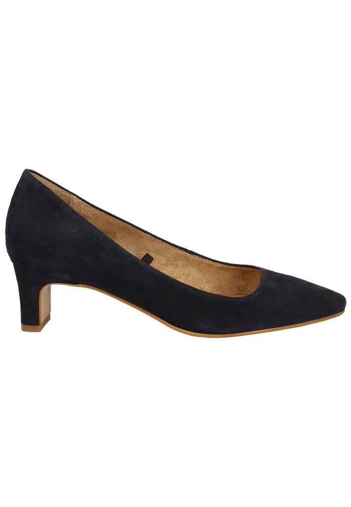 Tamaris Pumps Veloursleder Navy