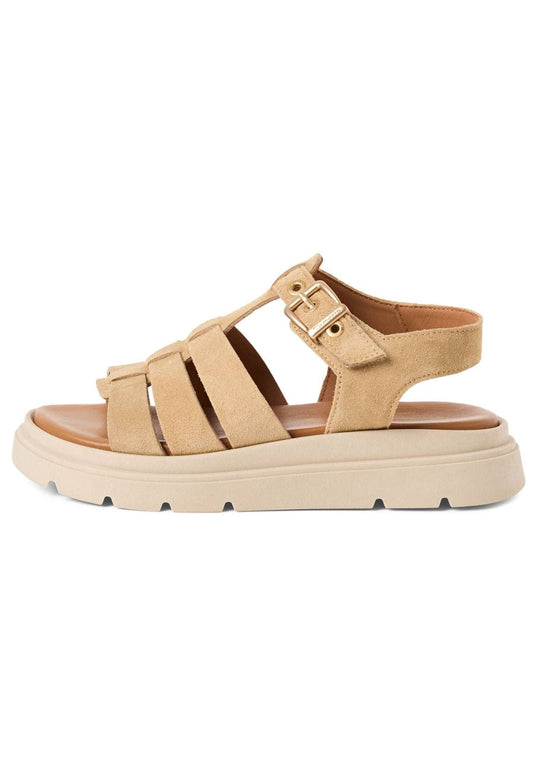 Tamaris Sandalen Leder Beige